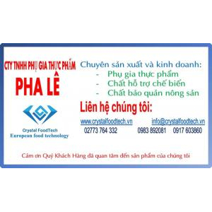 Công Ty TNHH Phụ Gia Thực Phẩm Pha Lê